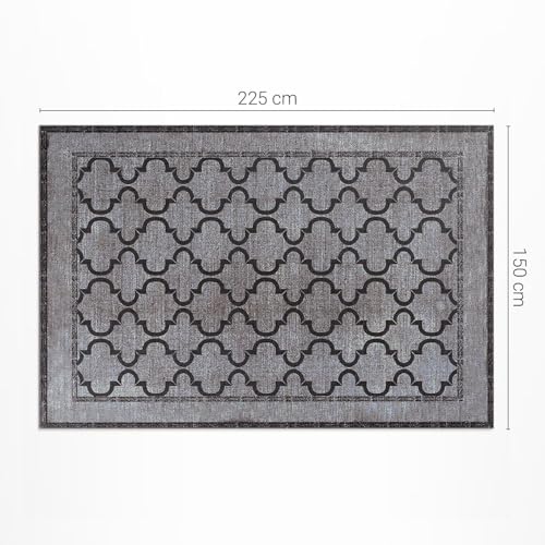 Tapis d'extérieur PVC imperméable 150x225 cm résistant à la décoloration