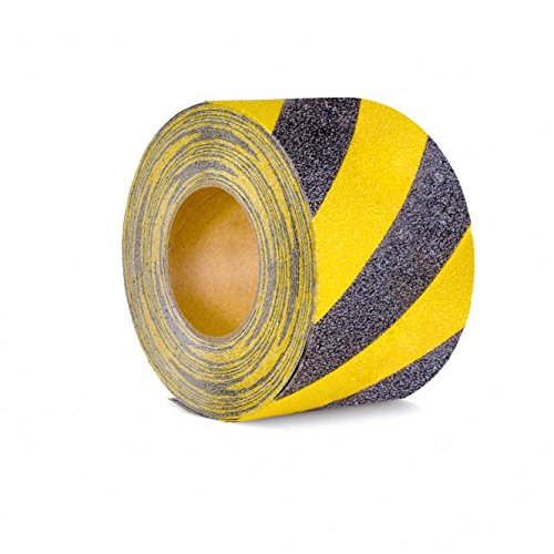 14.123.h07 M2 Antirutschbelag Hazard ACHTUNG Rolle – Gelb/Schwarz