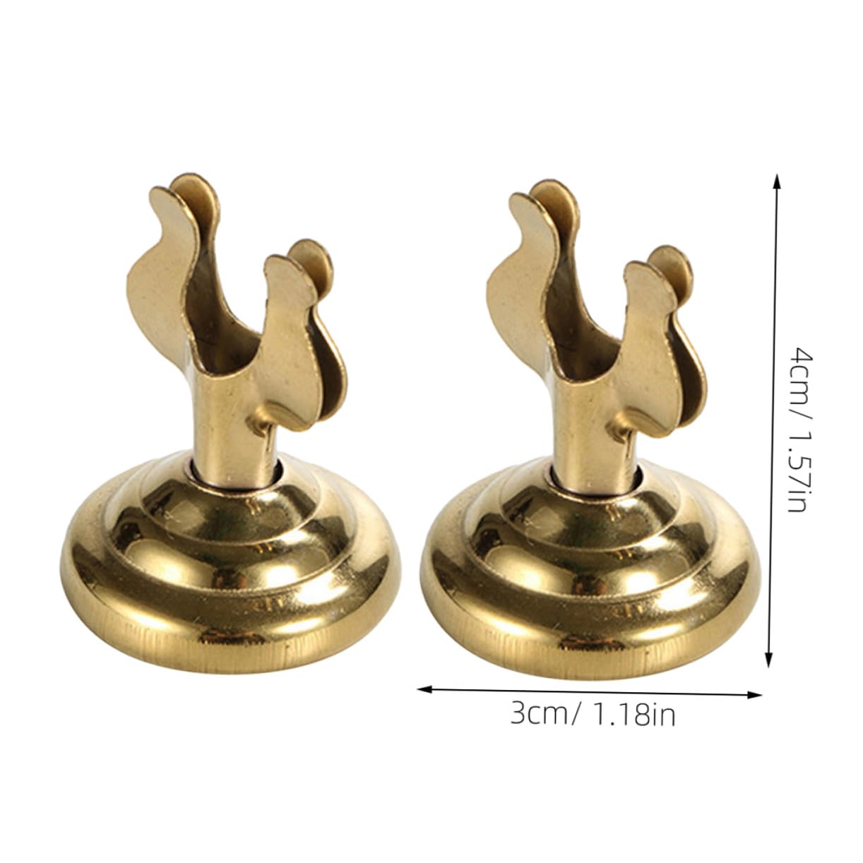 SHINEOFI 12piezas Soporte Para De Mesa Inoxidable u Forma Para Restaurantes y Bodas Soporte Elegante Para Menú y Tarjetas De Nombre