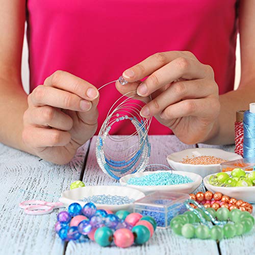 Image of TecUnite Aluminum Craft Wire for Sculpting Armature Bendable Craft Wire for DIY Jewelry Making (1 Roll,Silver,10 M x 1 mm)