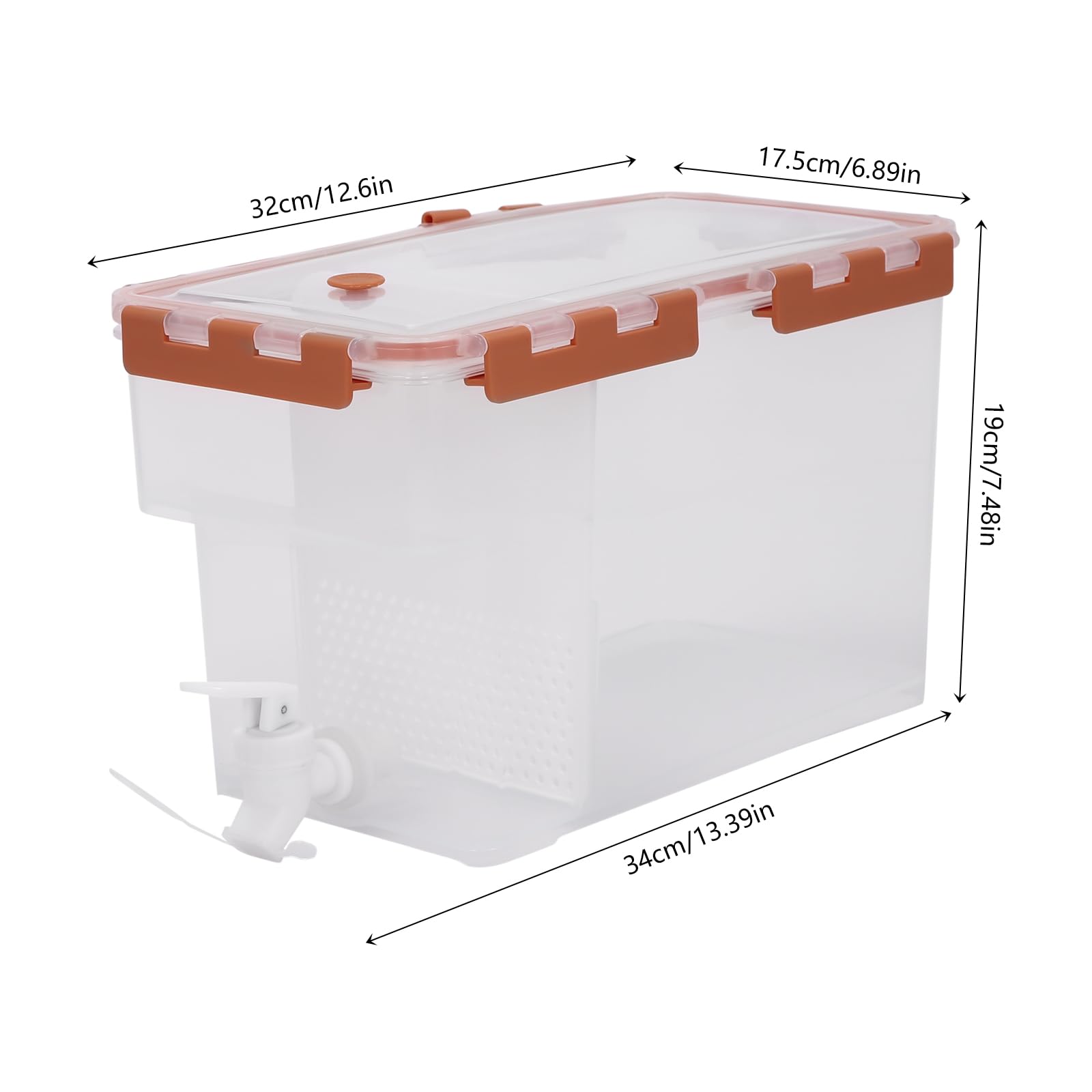 Distributeur de Boissons Commercial 2 Réservoirs de 18 L, Fontaine à Eau 370 W, Distribution de Jus Limonade Thé Glacé, Température de Refroidissement 7-12 ℃, pour Restaurant, Hôtel, Café | FR