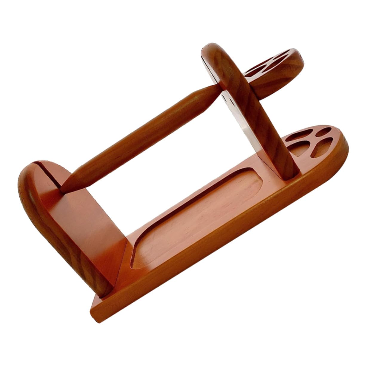 Porte-pelote pour tricot Homoyoyo, support de bobine en bois naturel