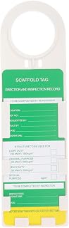 TOVINANNA 1 Set Labels tag Scaffold Inspection Record kit Scaffold Status Holder cue Card Suite
