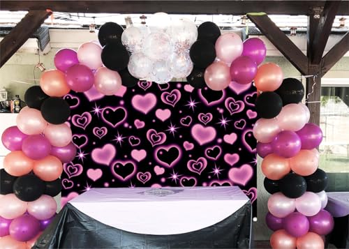 Fondo Fotográfico Vinilo 10x8FT (3.0m x 2.4m) Rosa miniatura 4