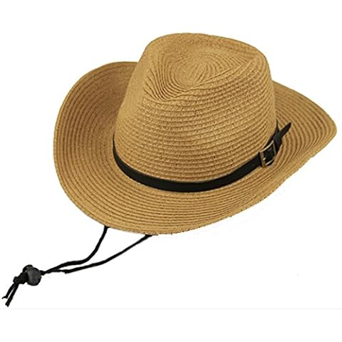 FakeFace Men's Packable Straw Hat Cover