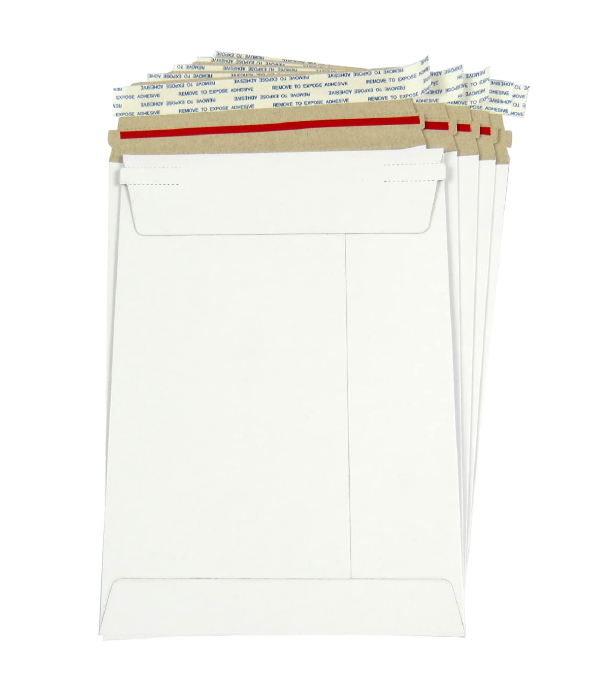 Strong Durable All Board Envelopes Rigid Cardboard Thick Strong White Secure Peel & Seal Closure C5 / A5 Size White Postal Mailing Envelopes 229x162mm 10-1000Pcs HTUK (500)