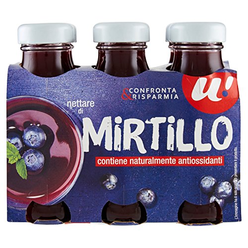 Unes Succo di Frutta al Mirtillo, 6 x 125ml