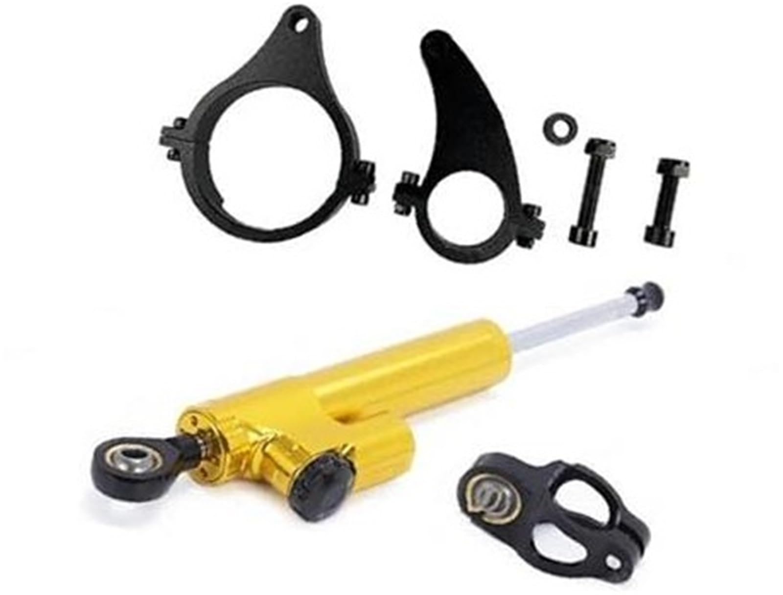 Amortisseur de direction couleur or rouge noir stabilisateur