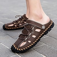 Pantoufle De Luxe Pour Homme, Pantoufle Bleu Homme