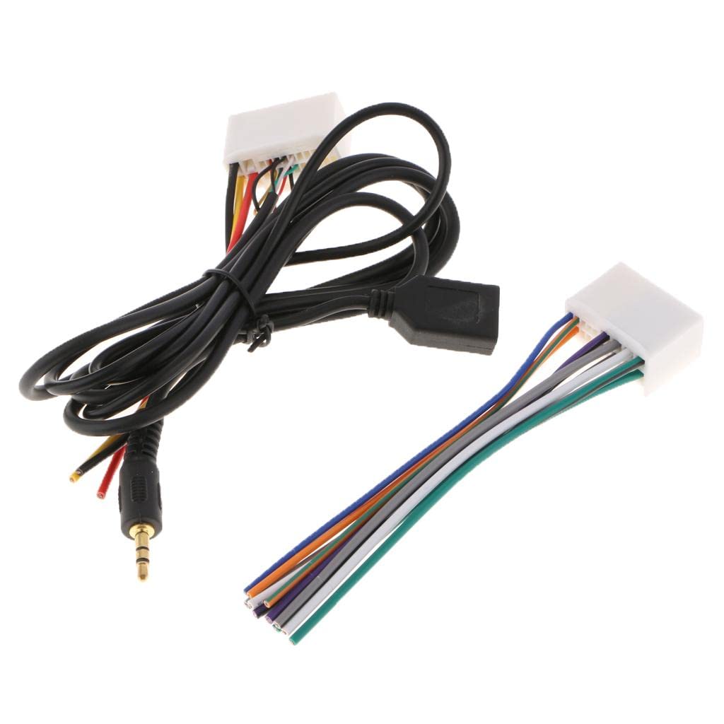 CB® Car Audio Cable Harness Plug W/USB AUX Line for KIA K2 K5 |Motors | Parts & Accessories | Car & Truck Parts |1 Piece Speaker Wiring Harness-image-34