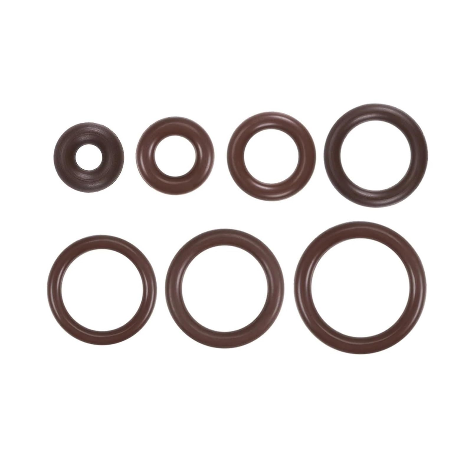 O-Ring Hardware Fittings 10 Stück Fluorkautschuk-O-Ringe Außendurchmesser ID 3 mm Breite FKM-Dichtung braun for Maschinen, hydraulische, pneumatische Reparaturen usw. Dichtungsscheibe(17x11x3mm)