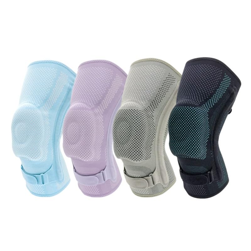 Exercise, protection Sports Knee Pads Professional Running Men's Sleeves Cycling Knee Pads Meniscus Knee for Fitness, cycling, running, playing football(Gray,XX-Large)