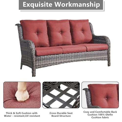 Outdoor-Patio-Wicker-Furniture-Set-5-Piece-Rattan-Patio-Conversation-Sectional-Sofa-Set-with-1-Couch2-Armchairs2-Ottomans-for-Porch-Deck-GardenMixed-GreyRed