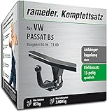 Rameder Set, Anhängerkupplung starr + 13pol Elektrik kompatibel für VW Passat B5 (113049-01568-1)