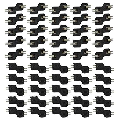 Uitndvyte 50PCS/Set Low Profile Socket Hot Swap Chocolate Switches for Kailh 1350 Mechanical Keyboard Switch Hot Plug Hot Swap Socket for Kailh 1350 Low Profile Mechanical Keyboard Switch for Laptop