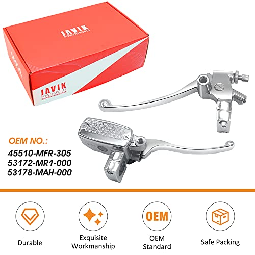 Javik 45510-MFR-305 53172-MR1-00 53178-MAH-00 Left & Right Brake Master Cylinder Clutch Lever thumb #4