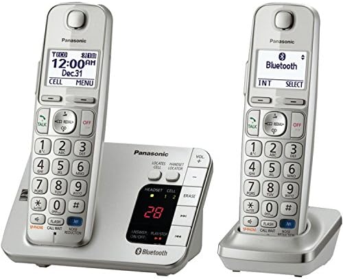 Panasonic KX-TGE262S Link2Cell Bluetooth Enabled Phone with Answering Machine 2 Cordless Handsets