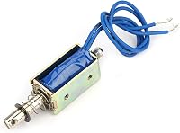 Hapivida JF-0530B Elektromágneses Szolenoid 12V 300mA 5N Húzó-Toló Típusú Lineáris Mágnes Ipari Automatizáláshoz - Kék 1