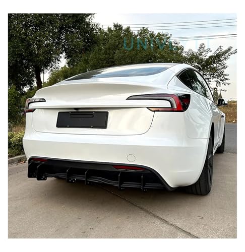 Diffuseur de pare-choc arrière pour Tesla Model 3 2023-2025 spoiler noir - 5