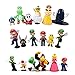 Super Mario Toys Figurine Action Figures Collezione Topper Decorazione Modello Regali Giocattoli per Bambini PVC Toy Figures 18 pcs