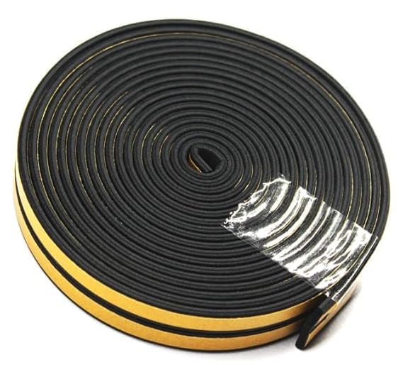 VAUGHN D Shaped, Self Adhesive EPDM Doors and Windows Seal Strip Soundproofing Collision Avoidance Rubber Weatherstrip 6 Meter (2 x 3 M = 6 Meter) Black (B0DB64XYFL) Amazon Price History, Amazon Price Tracker