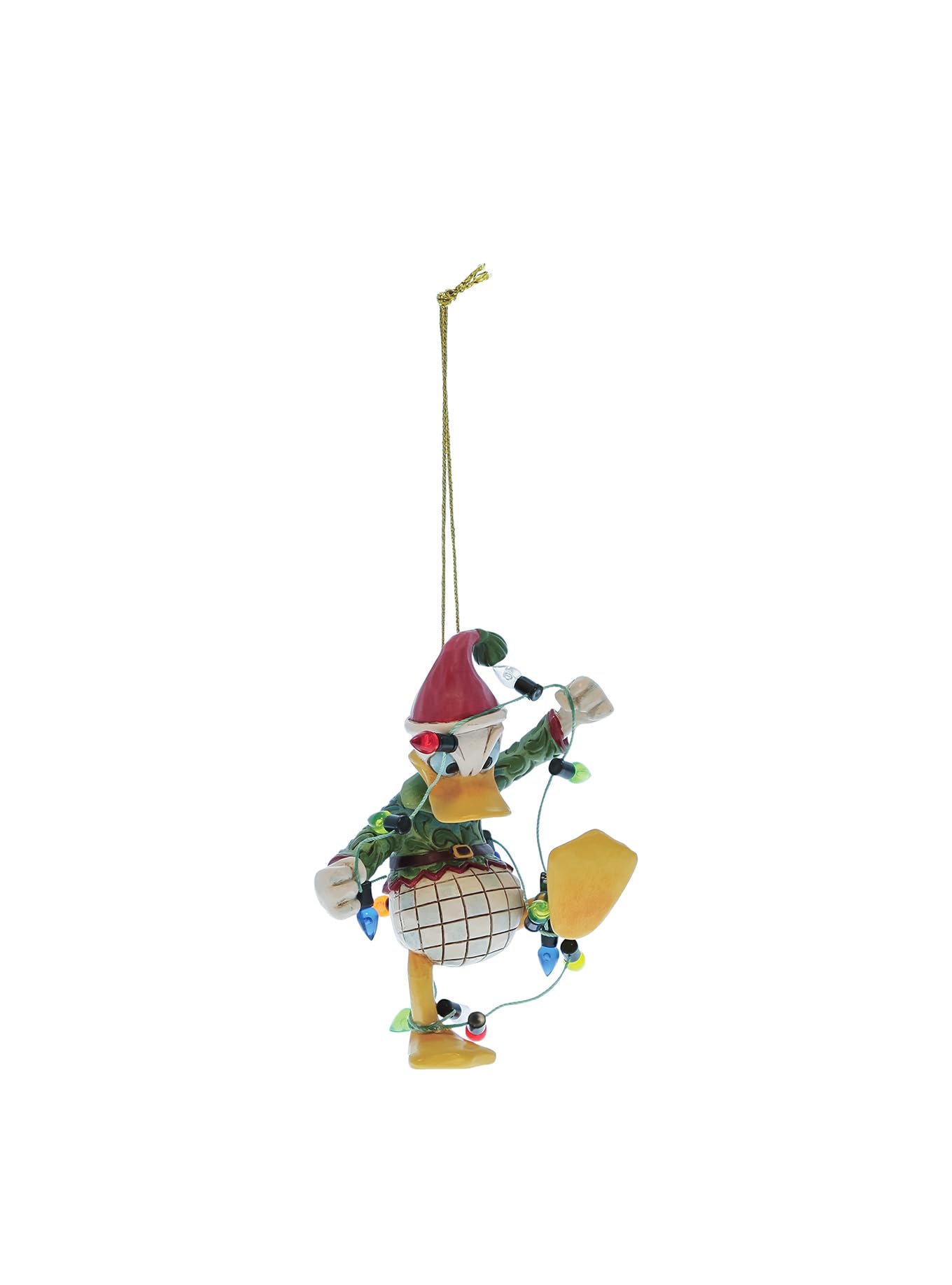Disney Traditions Dnld Duck Wrapped Lights Hanging Ornament