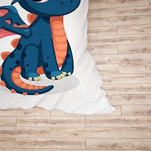Parure de lit bébé dragon légère et super douce en microfibre de polyester