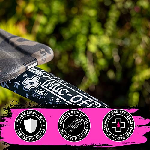 Muc-Off Rear Ride Guard, Punk - Foldable Bike Fenders, 100% Recycled Mud Guard - Bike Fender For Mountain Bike, Road Bikes And Gravel Bikes #TOP2