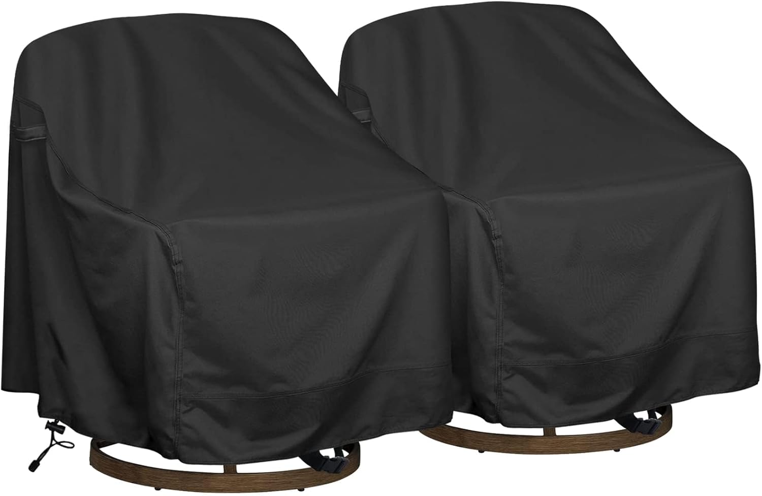 Outdoor Swivel Lounge Chair Cover, Fits to (29" W X 31" D X 38" H) Lawn Patio Chairs, 420D Tear-Resistant, UV Resistant, Waterproof for Furniture Covers