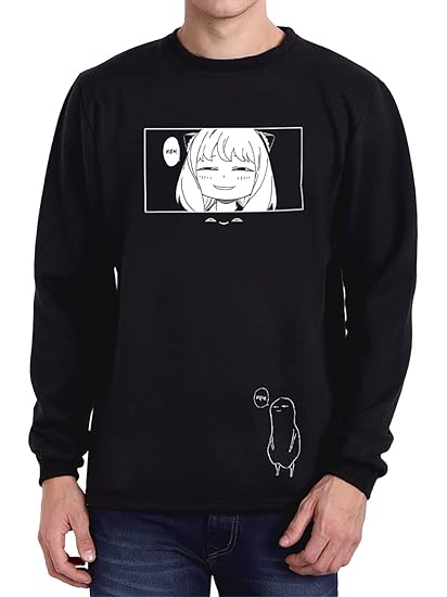 Spy x Family Anime Evil Anya: HeH Polycotton Round Neck Sweatshirt