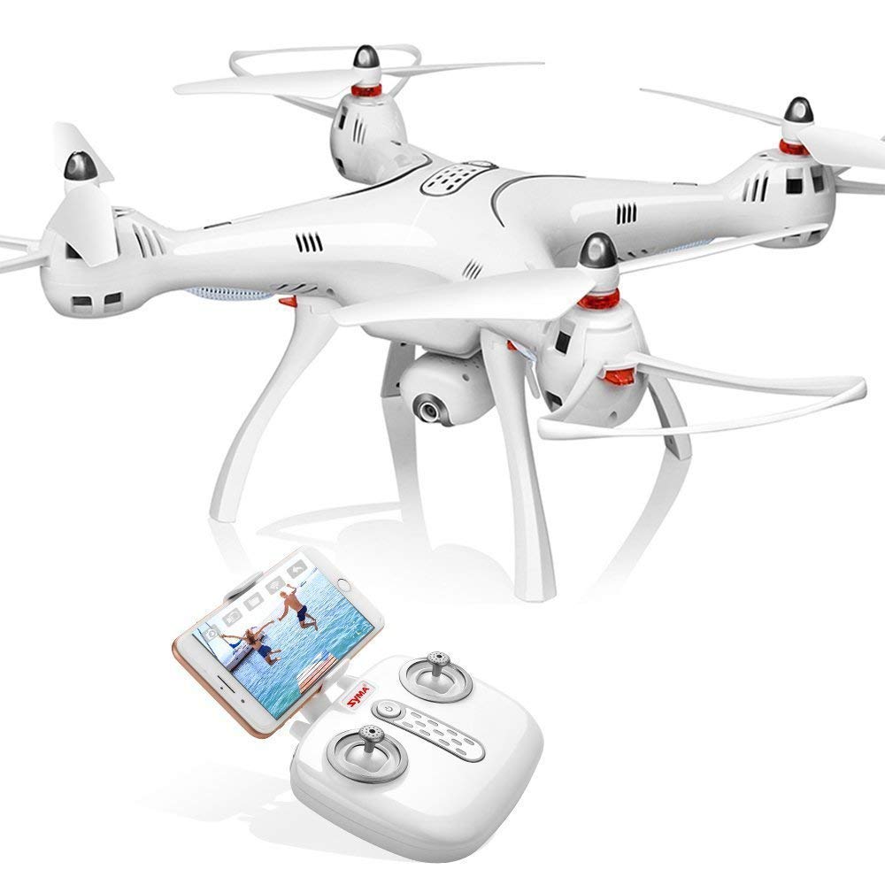 Syma X8 Pro - GPS RC Drone con cámara HD de 720P WiFi FPV Tiempo en Vivo 2.4 GHz 4CH Control Remoto Quadcopter