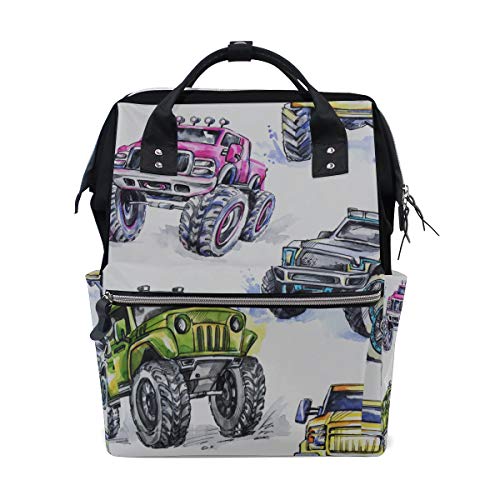 Retro Cooles Lkw Auto Fahrzeug Große Kapazität Windel Taschen Mummy Rucksack Multi Funktionen Wickeltasche Tasche Handtasche Für Kinder Babypflege