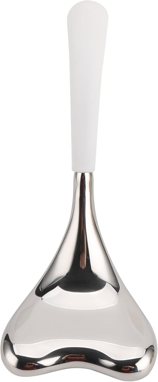 JURon Gua Sha and Massage Cryo Sticks for Face,Ice Globes-Facial Skin Care Tools for Women, Cold Globes for Facials, Cooling Face Globes (Merman, 1Pack), Silver