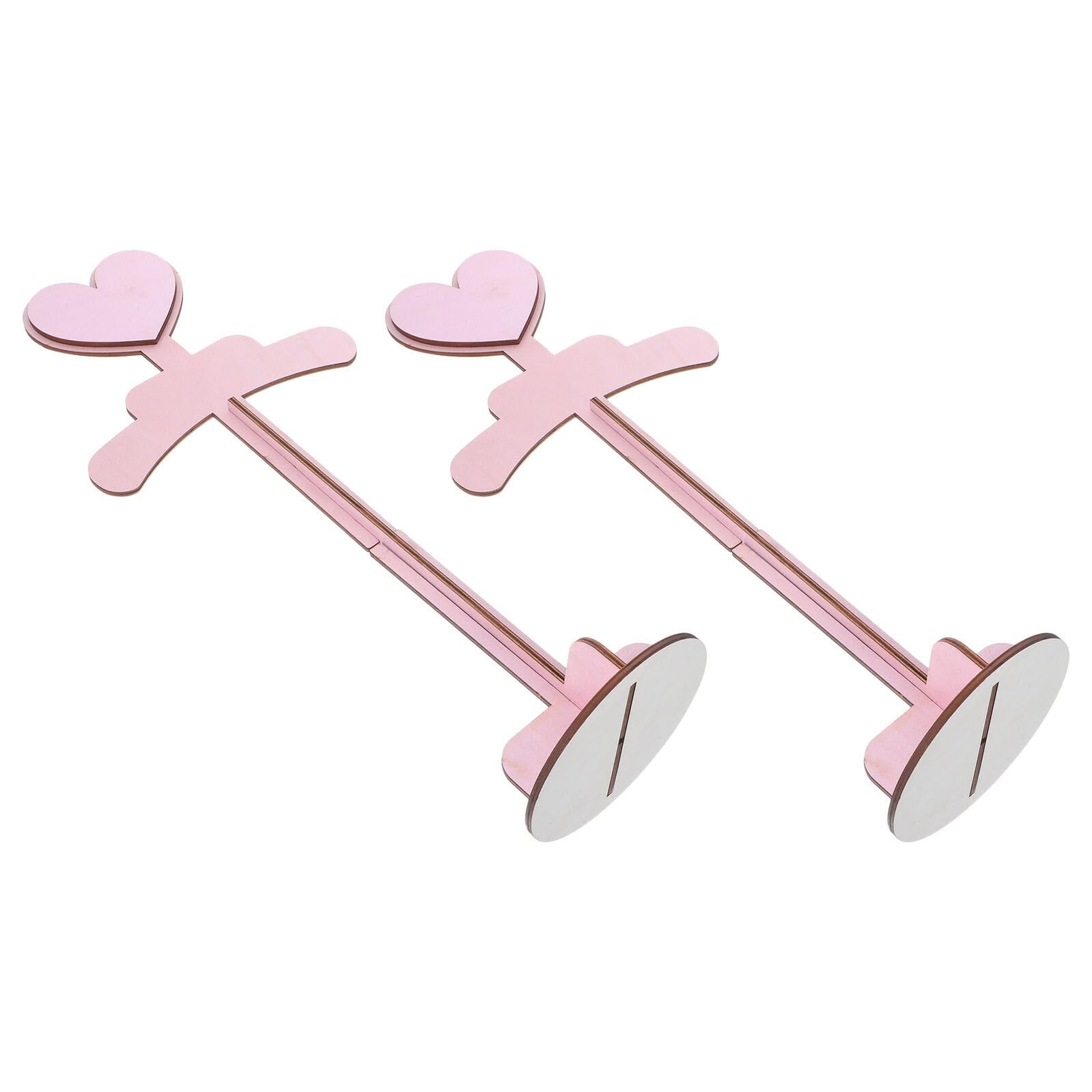 Présentoir vêtements bois bébé rose support portable robes t-shirts