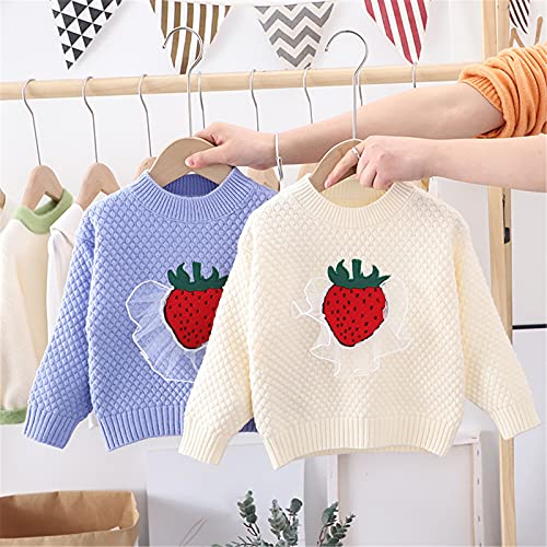 Strawberry Girls Sweater Knitting Cardigan Autumn Winter Sweater Toddler Girls Christmas Toddler Knitwear Sweater2