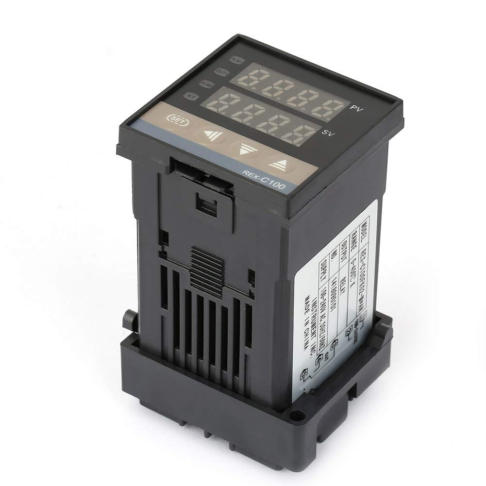 Regolatore di temperatura, 0-400 ℃ REX-C100 FK02-M * AN Termostato digitale PID Termostato AC 250V Interruttore di controllo della temperatura Termostati