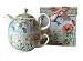Delton Products 5.8" Porcelain Tea for One in Gift Box, Dragonfly
