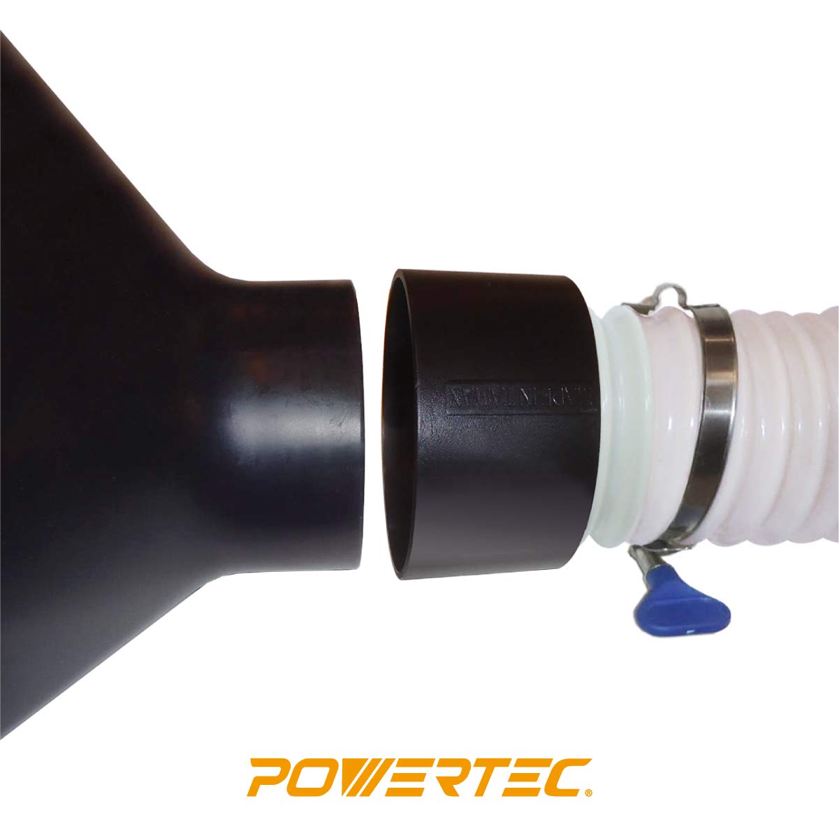 POWERTEC 70171 Acoplador rápido roscado, 4 x 2-1/2 pulgadas