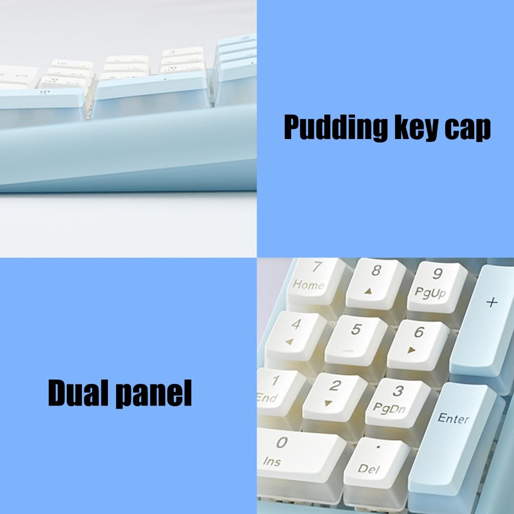 Teclado numérico mecánico de 21 teclas, teclado numérico intercambiable en caliente, con cable, retroiluminado, USB C, teclado numérico para laptop, computadora de escritorio
