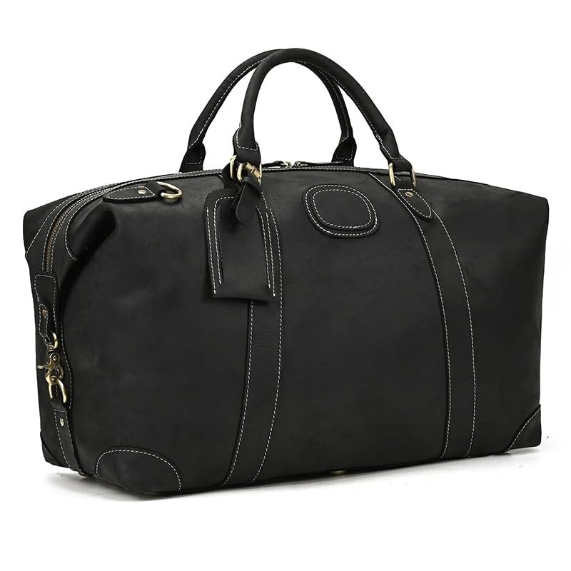 Travel Bags with Rivet Big HandBag for Male Cowhide Duffel Bag Mans Travelling Bag Leather Business Bag2