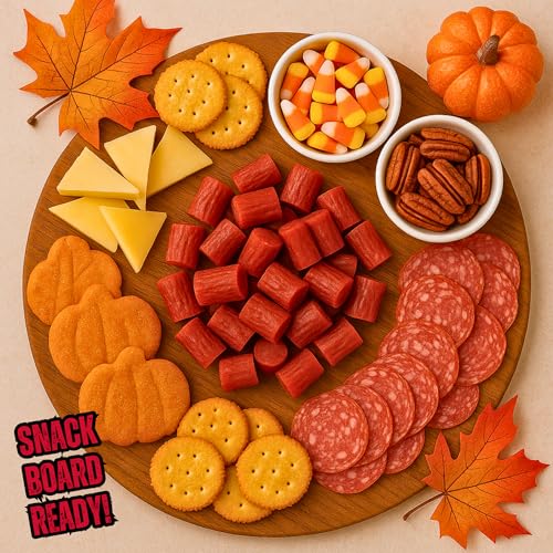 Image of Mild Mini Beef Sticks Bites - 100% Beef Snack Bites | Bite-Sized Meat Snacks | 12 ounces total (Pack of 3 bags, 4oz each), Runnin' Wild Foods