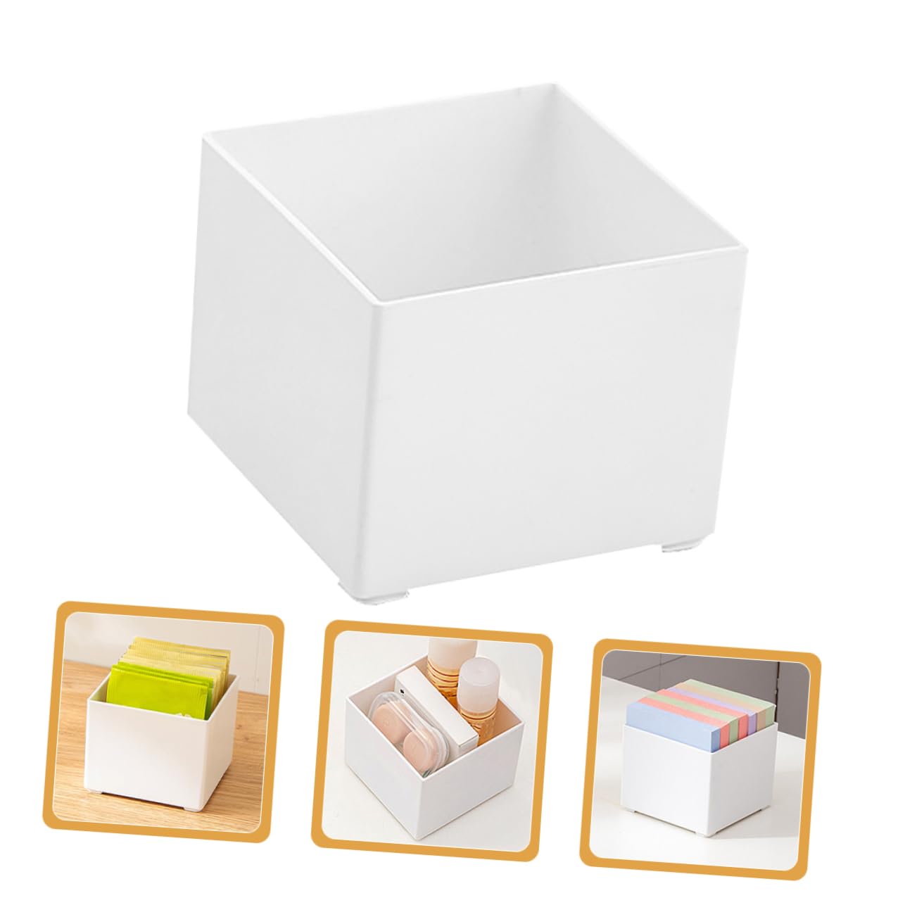 Lurrose 8stücke Memo Pad Und Organizer Für Schreibtisch Notizblock-spender Und Aufbewahrungsbox Für Büro Und Zuhause Mittlere Effektiven Büroorganisation