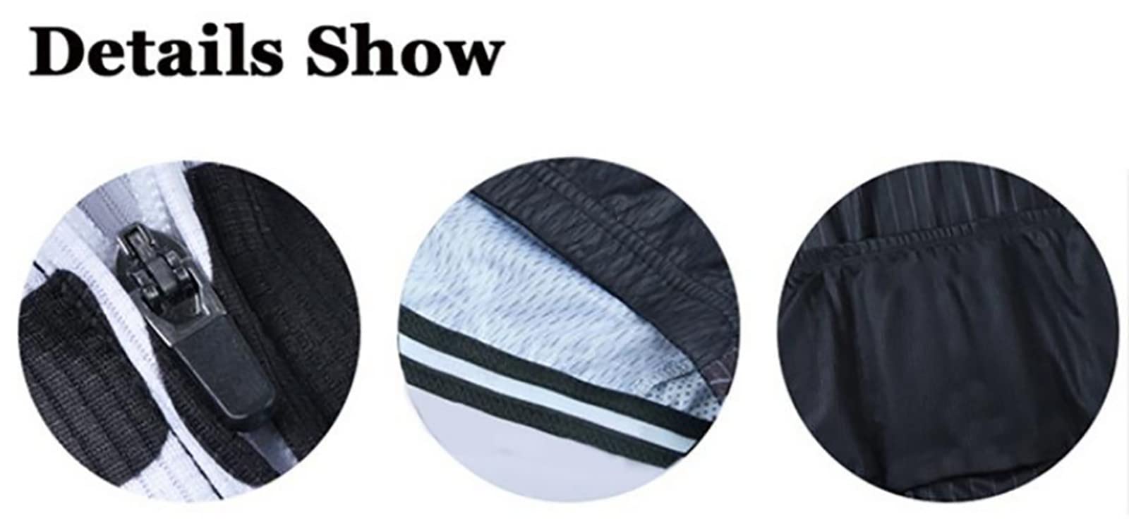 Conjunto De Ropa De Ciclismo, Traje De Ciclismo De Verano para Hombre para Bicicletas MTB con Pantalones Cortos Acolchados De Gel Transpirable Y De Secado Rápido G,L