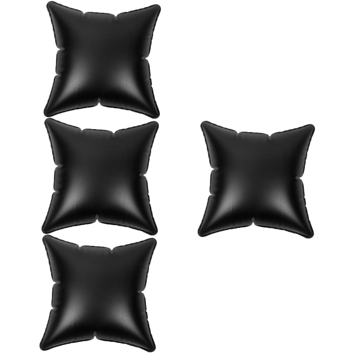 TOPBATHY 4piezas Almohada Inflable De Viaje Water Resistant Cojín Ergonomico para Camping y Automóvil Diseño Portable y Ligero para Al Aire