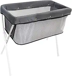 Berço Moises Co-leito Portatil, 90 x 50 x 79 cm, Suporta at? 9 kg, com Mosquiteiro