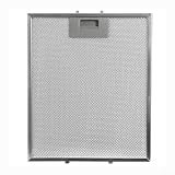 Filtro de ventilación de repuesto, filtros plateados para campana extractora, 305 x 267 x 9 mm,...