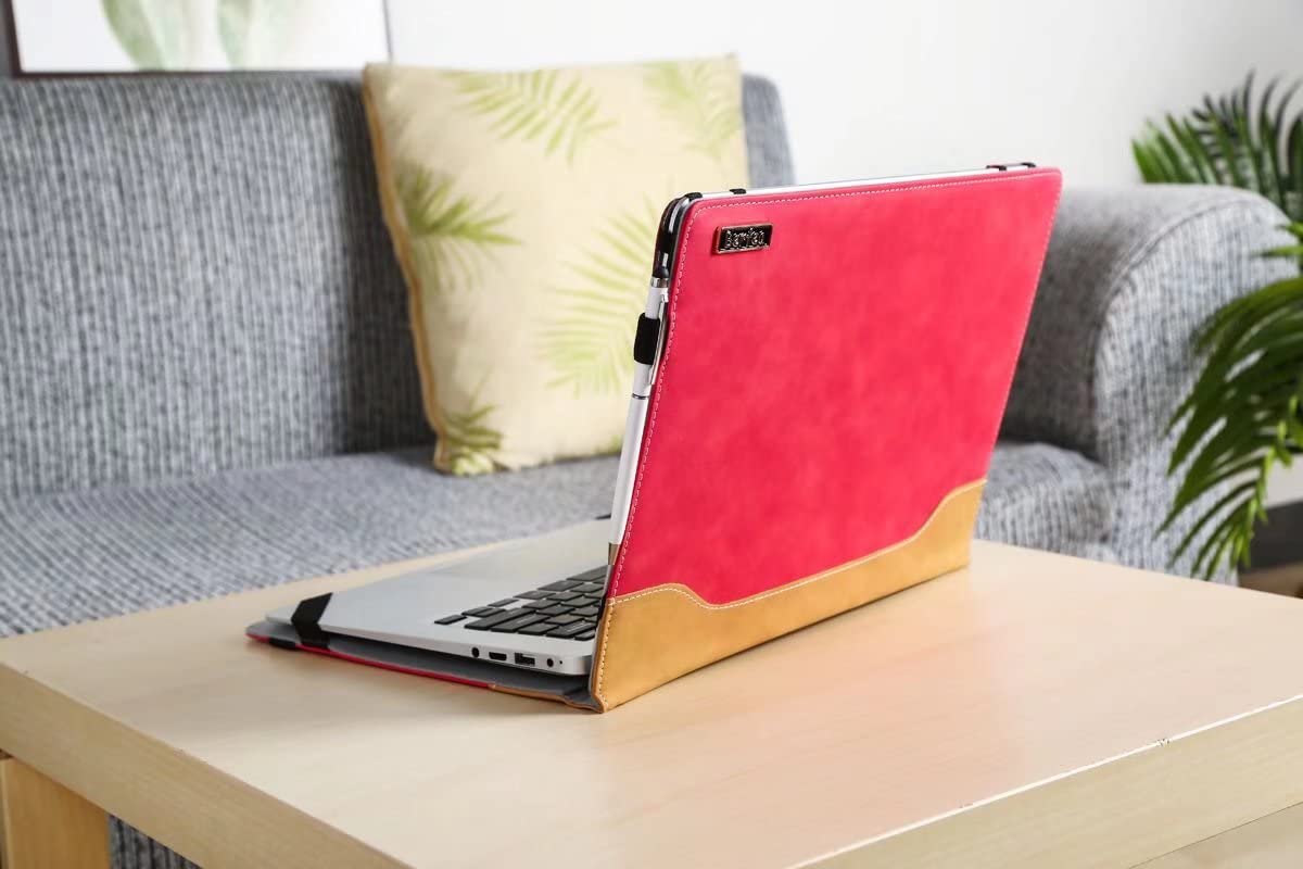 Custodia protettiva compatibile con LG Gram 16 pollici Laptop PU Leather Cover Computer Notebook Sleeve Cases