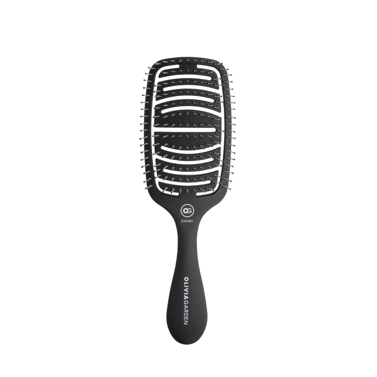 Essential Care Flex Thick Hair Bristles Matt Black