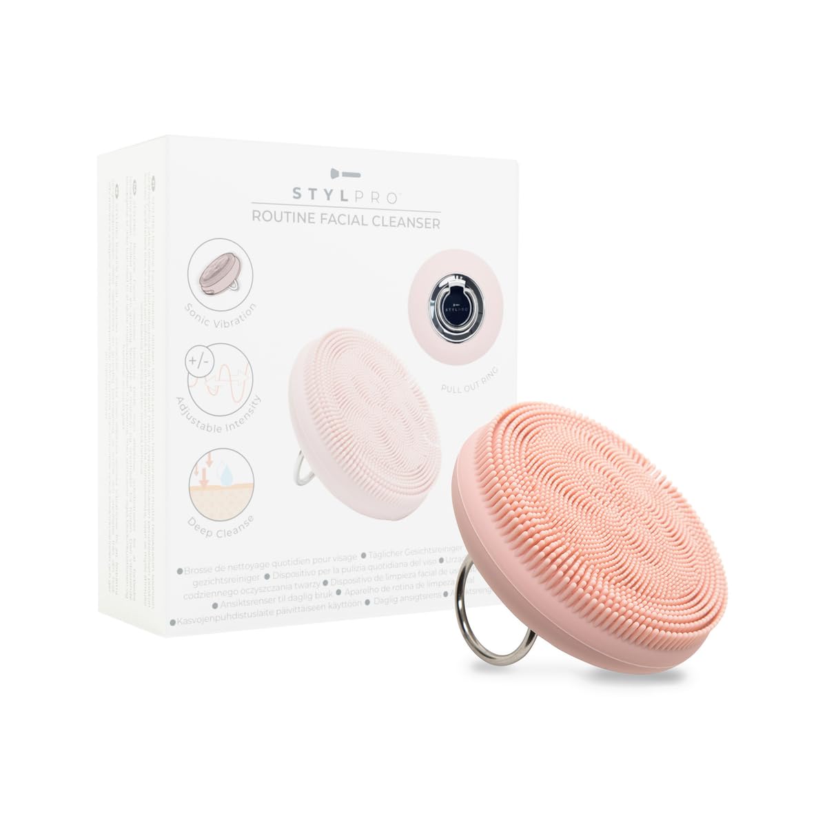 Stylideas Unisex Pink Stylpro Routine Facial Cleansing Device In