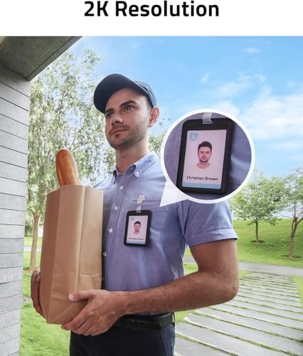eufy Security Video Doorbell Wireless S220 (S210) 2K (Battery-Powered) with Chime, No Monthly Fee, On-Device Al for Human Detection, 32GB Local Storage, Simple Self-Installation, 2-Way Audio - Image 3